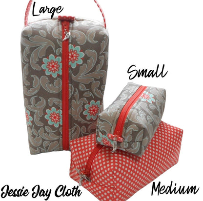 Rainbow Lines Semi Custom Boxy Bag | Storage or Wet Bag | Diaper Pod |  Choose Your size & Customization |