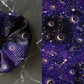 Blue Galaxy Stars & Moon | Custom Hair Scrunchie | Adult Size & Toddler Size | 7 Options