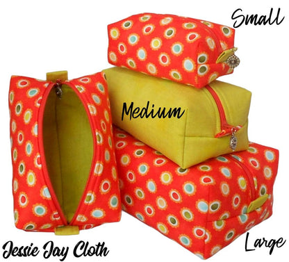 Rainbow Splatter | Semi Custom Boxy Bag | Storage or Wet Bag | Diaper Pod |  Choose Your size & Customization |