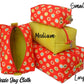 Tie Dye Dew Drops Semi Custom Boxy Bag | Storage or Wet Bag | Diaper Pod |  Choose Your size & Customization |