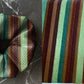Brown, Green, Teal Lines  | Custom Hair Scrunchie | Adult Size & Toddler Size | 7 Options