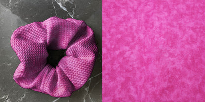 Vibrant Pink Blender  | Custom Hair Scrunchie | Adult Size & Toddler Size | 7 Options