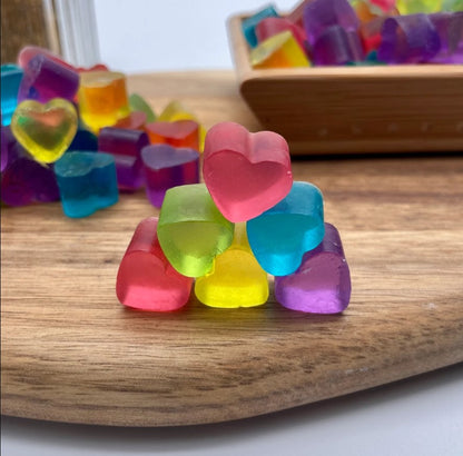 Mini Heart Soaps  | Single Use Soaps | Travel Soap | Soaps for Camping | Soaps to Go |