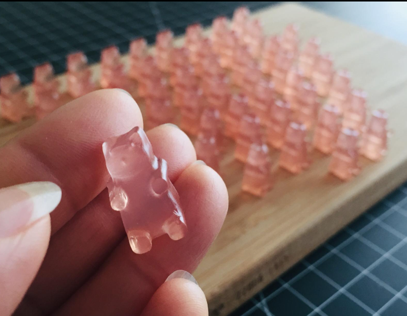 Mini Gummie Bear Soap  | Single Use Soaps | Travel Soap | Soaps for Camping | Cloth Wipe Bits