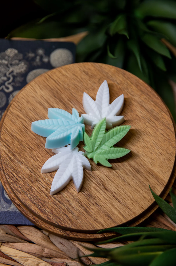 Small Leaf Shaped Hand Soap | 1.6"L x 1.4"W x .04 depth | The perfect Novelty gift for a co-worker, friend, family, or just for yourself!