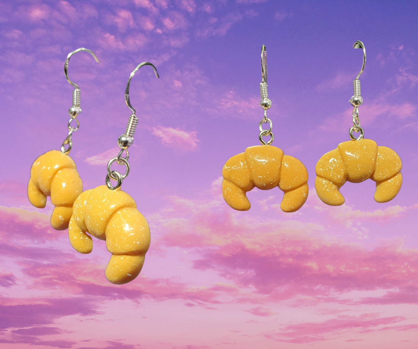 Ready to ship Croissant Earrings
