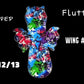Custom Flutter Fly Cloth Pad | Sizes 9.5/10.5/12/13 | 2.75" Snapped | 3 Wing Options