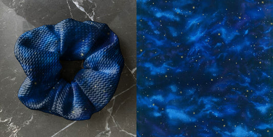 Blue Galaxy  | Custom Hair Scrunchie | Adult Size & Toddler Size | 7 Options