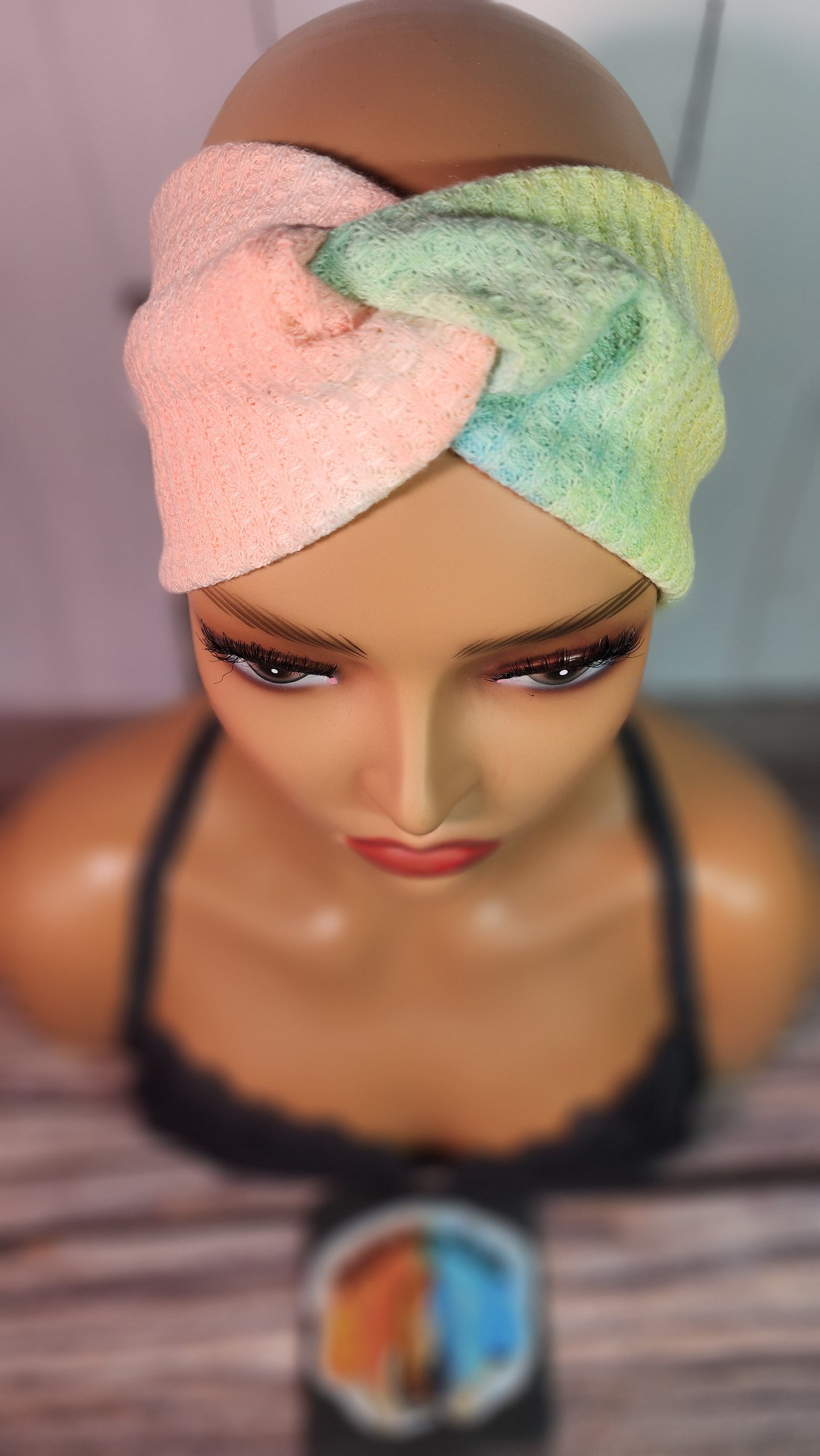 Beach Days B | Medium 21" | RTS Waffle Knit Head Band | Ready to ship | Mask, Knife, Blood, Friday 13th