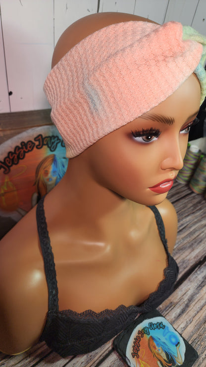 Beach Days B | Medium 21" | RTS Waffle Knit Head Band | Ready to ship | Mask, Knife, Blood, Friday 13th