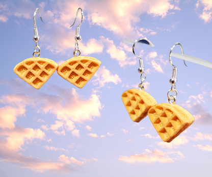 Ready to ship Waffle Earrings