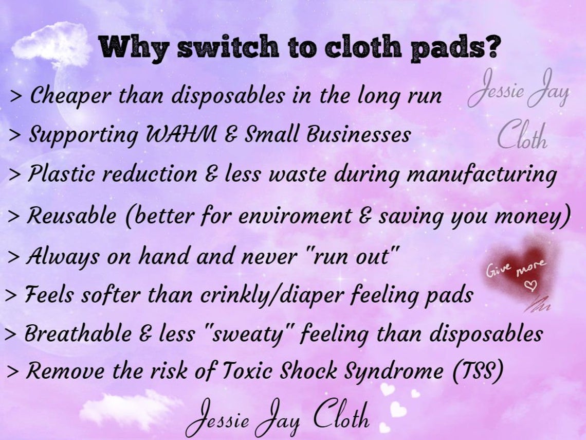 Custom Thong cloth pads | Fits regular panties & Thongs | 5.5/6/7/8/8.5/9/9.5/10/10.5 | 2.75" Snapped Width |