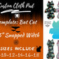 Custom Bat Cat Pad | 8/10/12/14/16/18 | 2.5" Snapped Width
