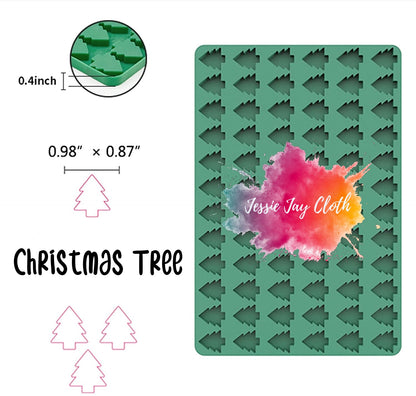 Tiny Christmas Tree Soap | 0.98" X 0.87" X 0.4" depth | Multi Use Or Single Use Soap